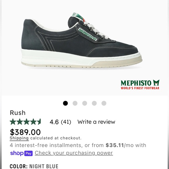 Mephisto Rush Sneakers W 8.5 - Picture 7 of 8